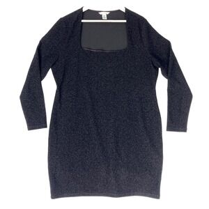 HM Square Neckline Capsule Timeless Minimalist Little Black Dress Womens XXL
